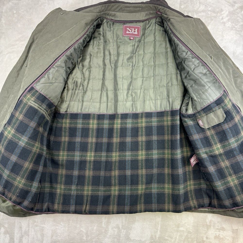 Newport Harbor Men's 2XL Chore Jacket Army Green Barn Canvas Ranch Zip Out Liner - Picture 4 of 9